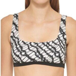 DKNY  Printed Square Neck Bikini Top
